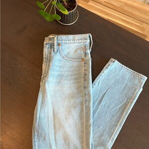 Madewell Classic Straight Jeans in Sayles Wash: Pride Rainbow Selvedge Edition